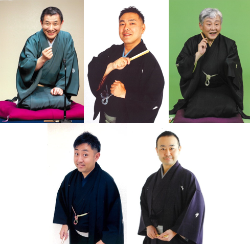 年忘れ精選ルネ落語会のチラシ